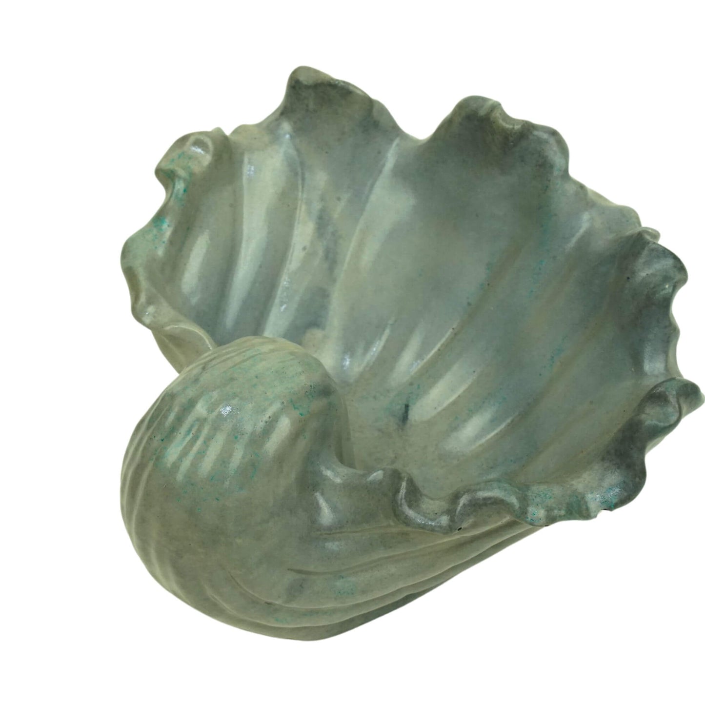 Single handcrafted concrete Ocean Bowl in gray or tide color, perfect as an accent catchall.